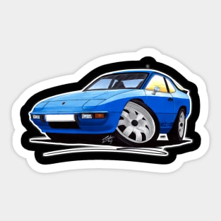 Porschee 924 Sticker